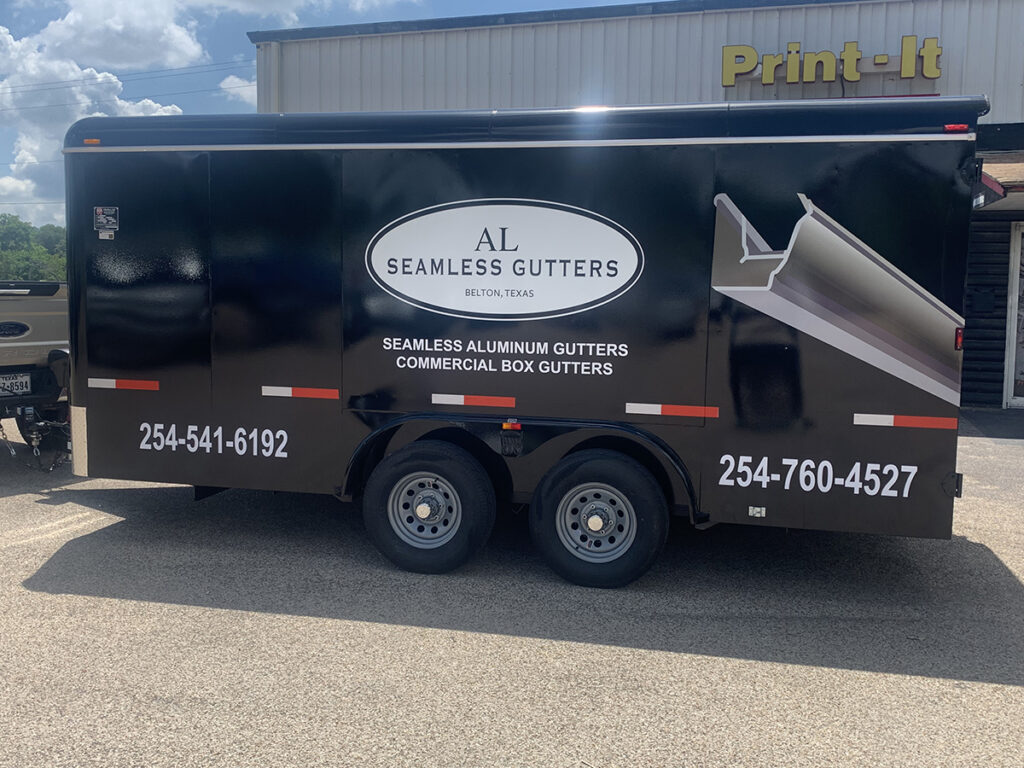 AL Seamless Gutters Trailer